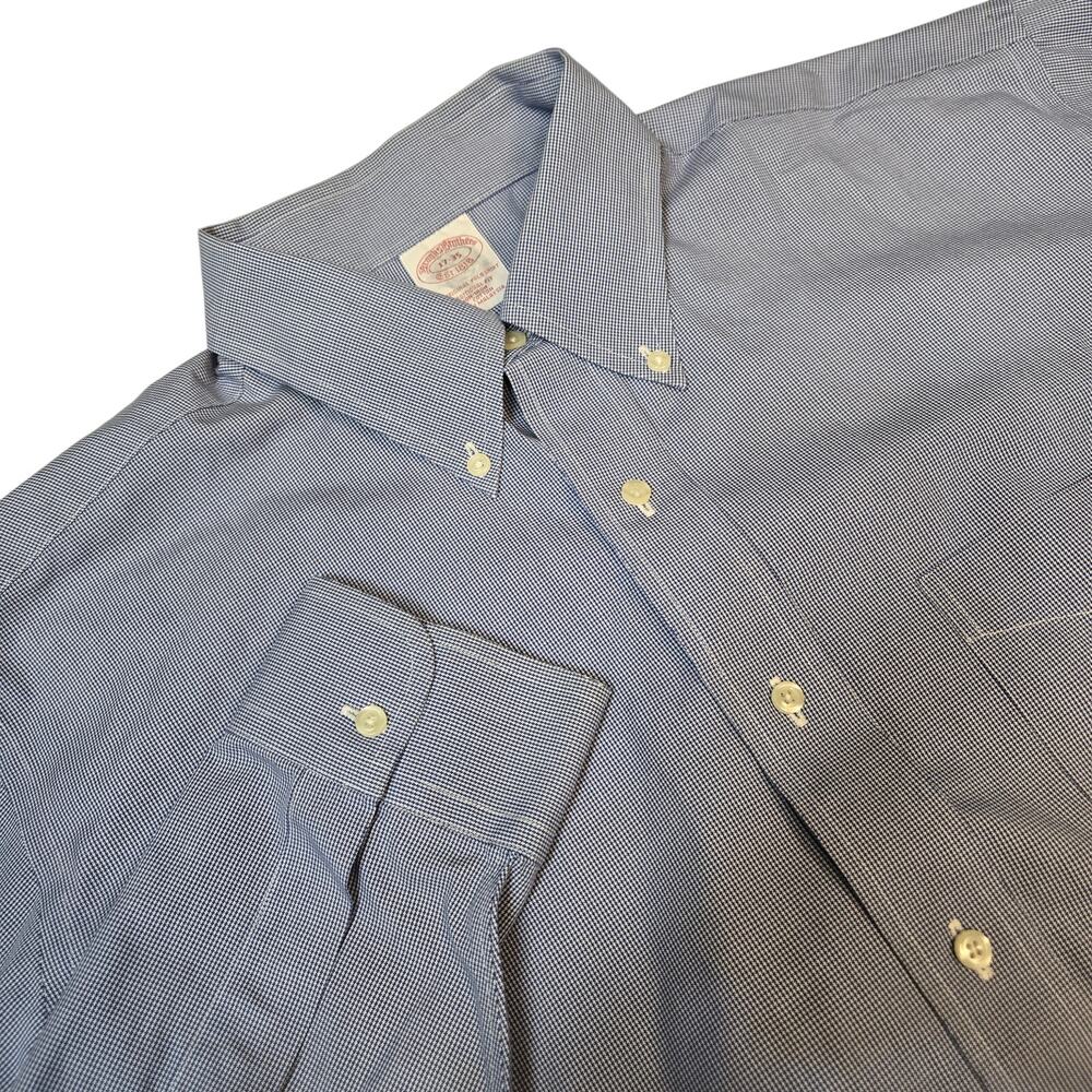 Brooks Brothers Original Polo Shirt Traditional Fit Cotton Button Down, Size 17
